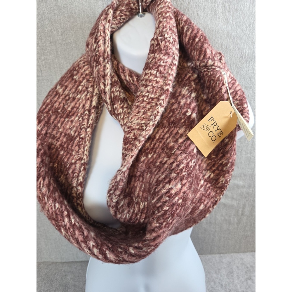 Frye and Co Space Dyed Infinity Cold Weather Scarf Port Royale Winter Gift NEW